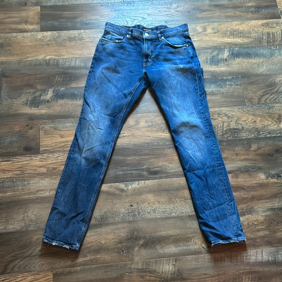 Michael Kors Men's Parker Slim-Fit Stretch Blue Jeans Summer 2022 33/34 - Picture 5 of 16